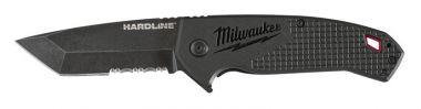 Нож MILWAUKEE HARDLINE Serrated выкидной с зазубренным лезвием 48221998 ― MILWAUKEE