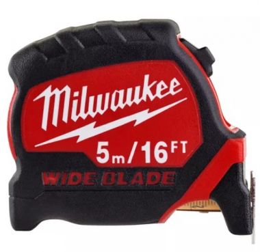 Рулетка MILWAUKEE Премиум с широким полотном 5м-16фт (футовая) 4932471817 ― MILWAUKEE