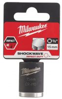 Ударная головка MILWAUKEE 3/8″ SHOCKWAVE™ IMPACT DUTY 15мм 4932478014