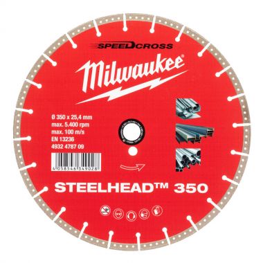 Алмазный диск MILWAUKEE STEELHEAD 350 4932478709 ― MILWAUKEE