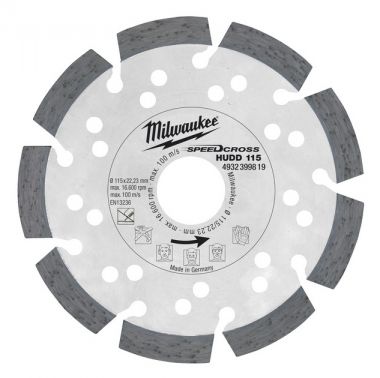 Алмазный диск HUDD MILWAUKEE 4932399821 ― MILWAUKEE